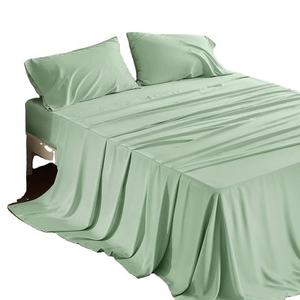 Wholesale Queen King Size Comfortable Breathable Cooling Bed Sheet Set for Summer Sleeping