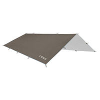 Ultra-light Rain Fly Tarp PU 3000 Waterproof Tent Tarp for Camping, Backpacking and Outdoor Adventur