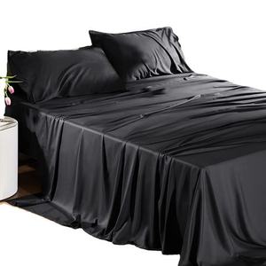 Wholesale Queen King Size Comfortable Breathable Cooling Bed Sheet Set for Summer Sleeping
