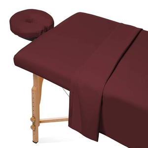 Wholesale Customized 3-Piece Microfiber Massage Table Sheet Set for SPA