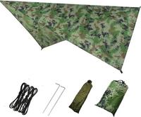Ultra-light Large Rain Fly Tarp PU 3000 Waterproof Tent Tarp for Camping, Backpacking and Outdoor Ad