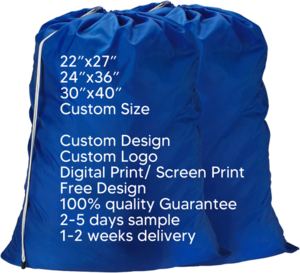 Factory Direct Sale Multi-size Waterproof Tear Resistance Extra Large Strong Heavy Duty Laundry Bags
