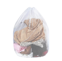 Wholesale Polyester Multi-size Dirty Clothes Machine Washable Laundry Mesh Bags with Drawstring